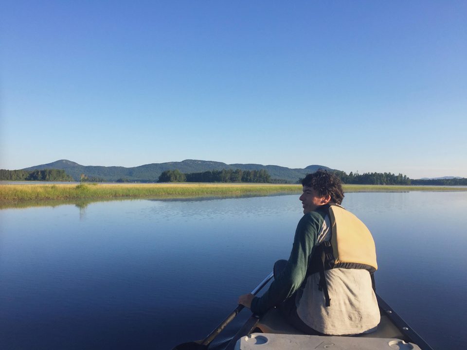 Canoeing in Maine