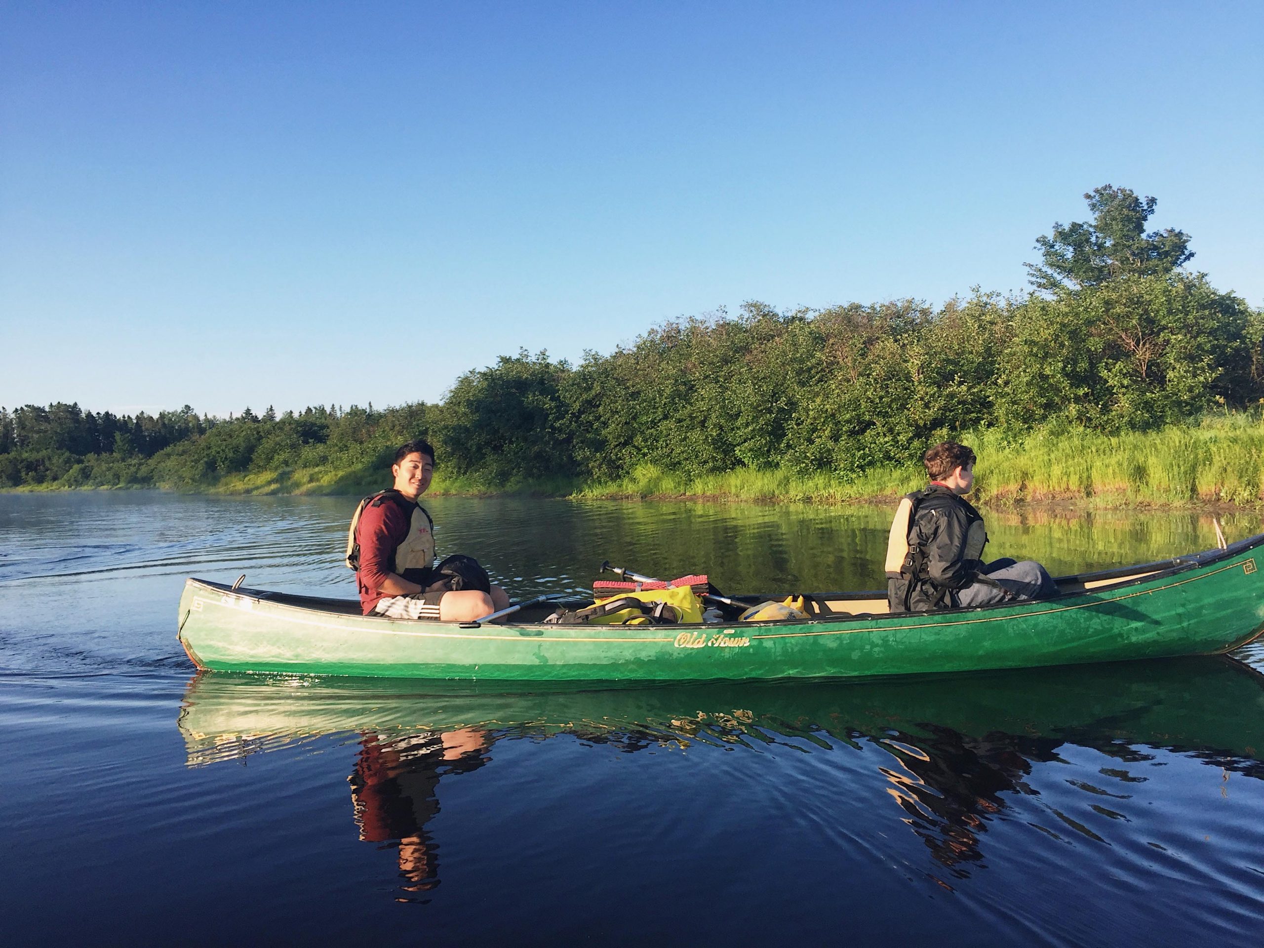 Canoeing in Maine