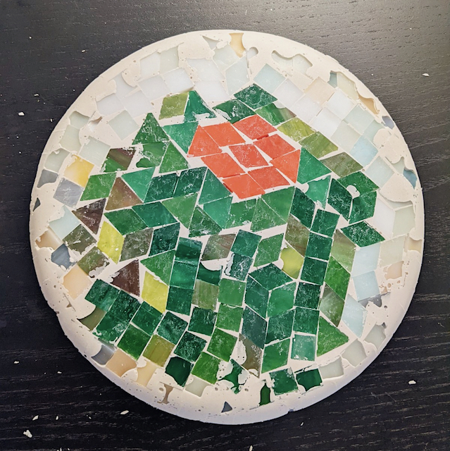 Mosaic Making in Eat, Drink, and Be Roman