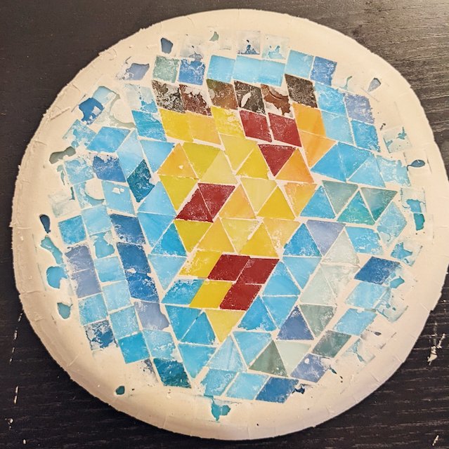 Mosaic Making in Eat, Drink, and Be Roman